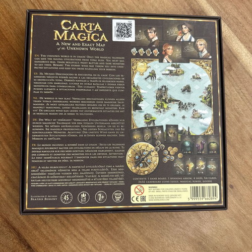 Marbushka Carta Magica board game new, sealed cards