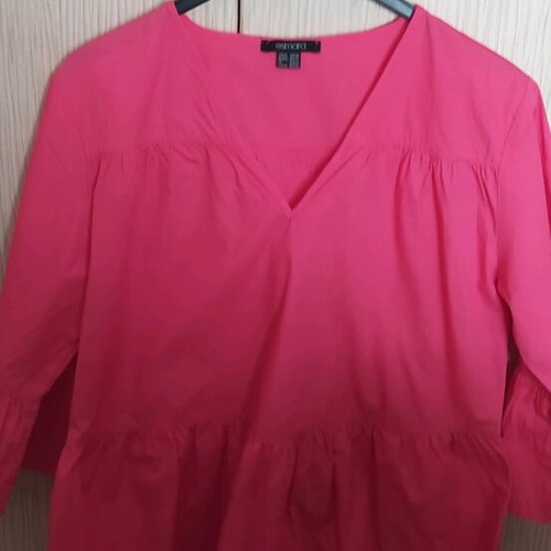 Esmara midi dress wide fit in fuchsia color like new, size large 42-44