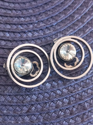 Earrings with rhinestones beautiful