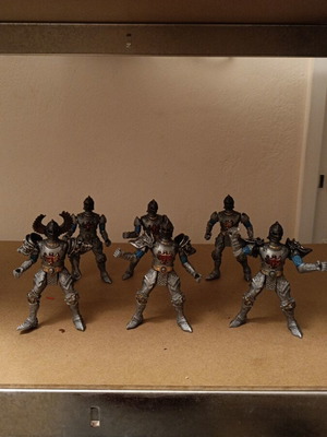 Knights figures set of 6 used with optional equipment
