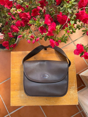 Longchamp shoulder bag brown vintage like new
