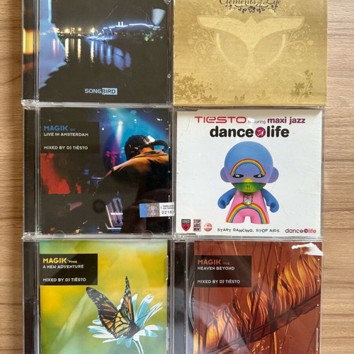 Tiësto CD collection like new, classic trance Magik series bundle