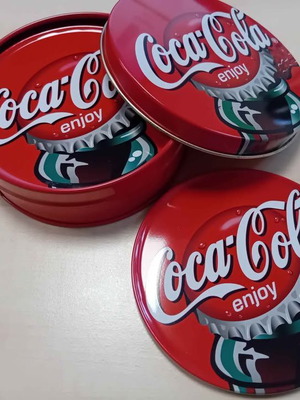 Coca Cola 2000 set with 6 coasters brand new, sealed in nylon
