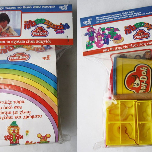 Play Doh modeling clay new, vintage 80's, El Greco Kenner molds