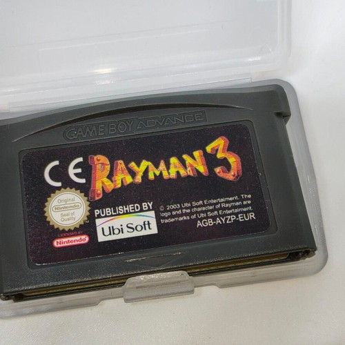 Rayman 3 Game Boy Advance game like new with protective case