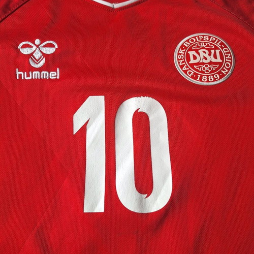 Denmark home shirt boys size 152 number 10 Eriksen used