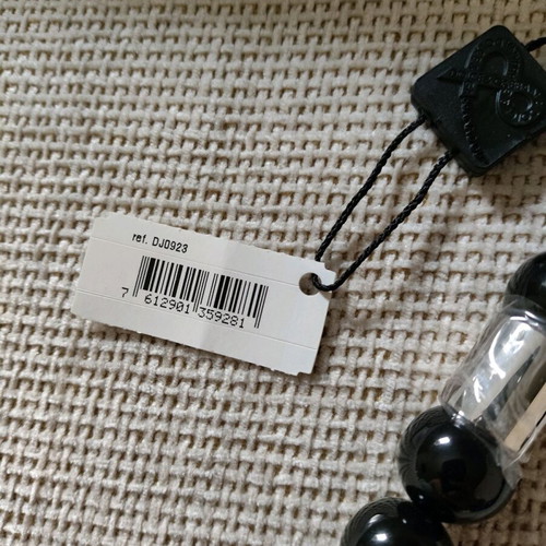 D&G necklace with steel and ceramic balls in new condition