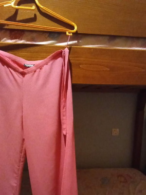 Pink summer palazzo pants used, long