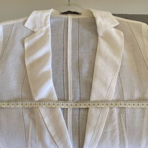 Linen jacket used, white, size S