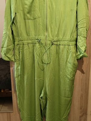 Fabric women's jumpsuit Sheego by Miyabi Kawai size XL green like new
