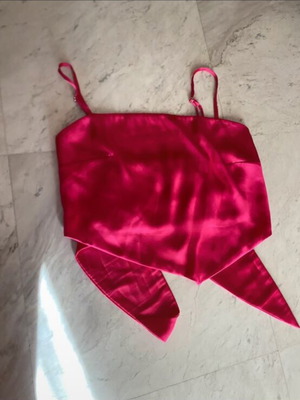 Stradivarius crop top, pink, size L
