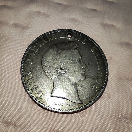 Silver 5 Drachma Coin used from King Otto's Era 1833