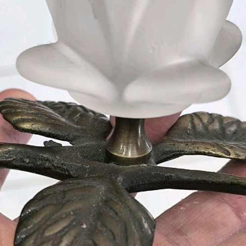 Set of 2 brass candlesticks new
