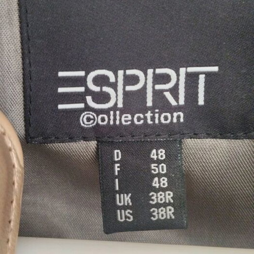 Esprit men's gray coat like new, size Medium-Large