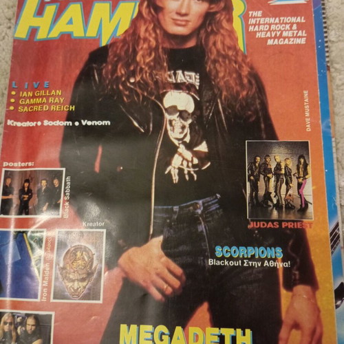 Metal Hammer heavy metal issue 71 November 1990 like new