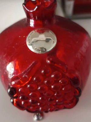 Glass decorative pomegranate like new