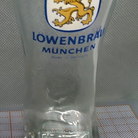 Löwenbräu boot-shaped collectible beer glasses like new