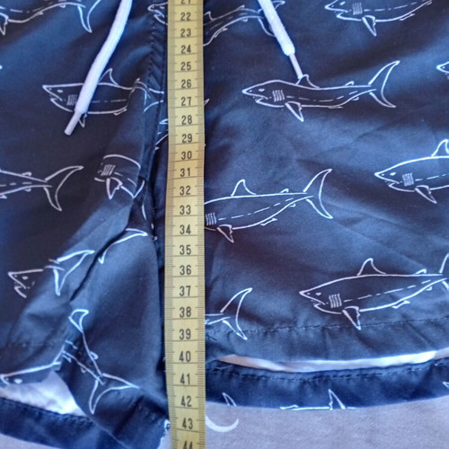 Men's swim shorts Bermuda size L black like new