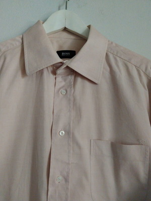 Boss men's dress shirt XXL beige