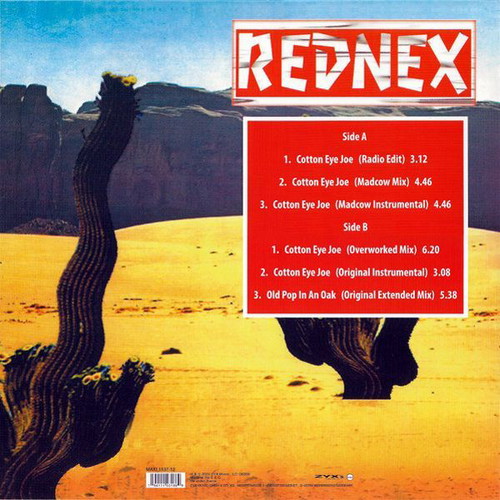 Rednex Cotton Eye Joe vinyl record new, electronic