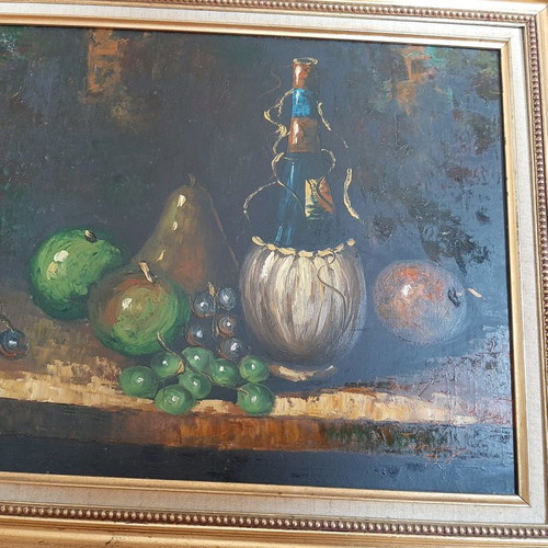 Still-life painting like new with artist signature