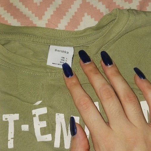 Khaki top Bershka used, size Large