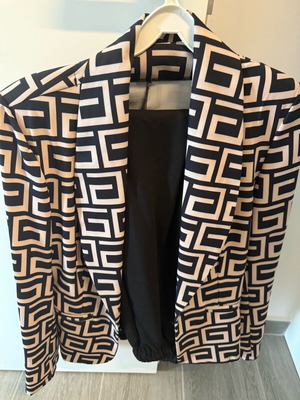 Jacket and pants set like new, size S, black