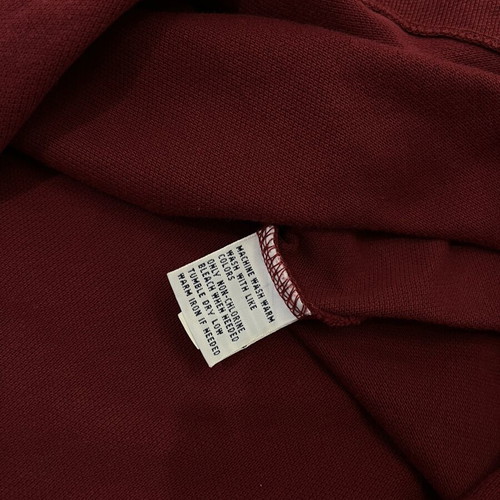 Ralph Lauren men's blouse with collar like new, red, size L