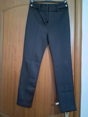 Pink Woman women's pants black elastic like new size S