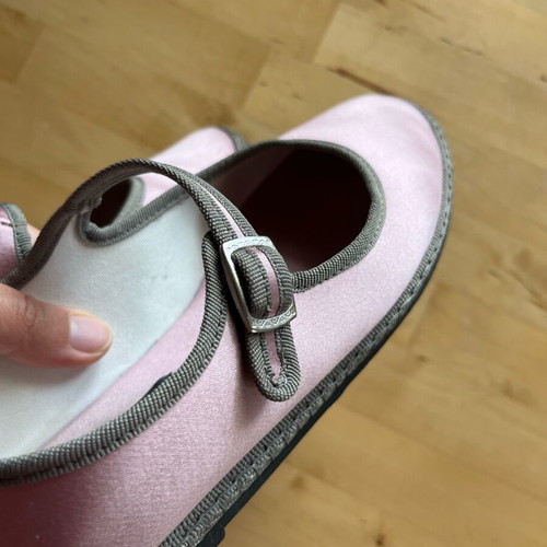 Piedaterre satin pink ballerinas used, size 36