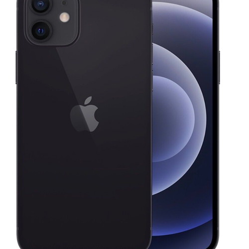 Iphone 12 like new, black, 64GB with case
