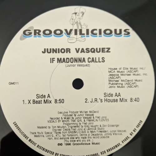 Junior Vasquez If Madonna Calls vinyl record