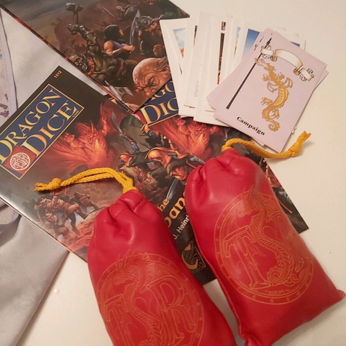 Dragon Dice TSR dice game like new, 1995, about 100 dice