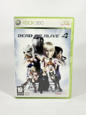 Dead or Alive 4 Xbox 360 game used, complete with manual