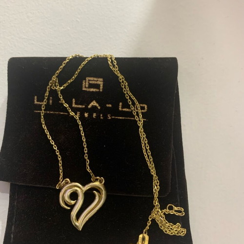 Hug Li-La-Lo pendant gold plated silver 925 like new