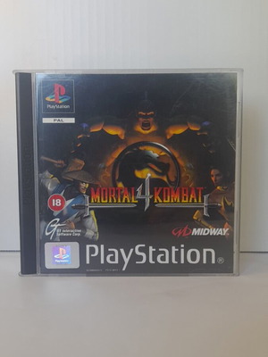 Mortal Kombat 4 PS1 like new, English version with manual