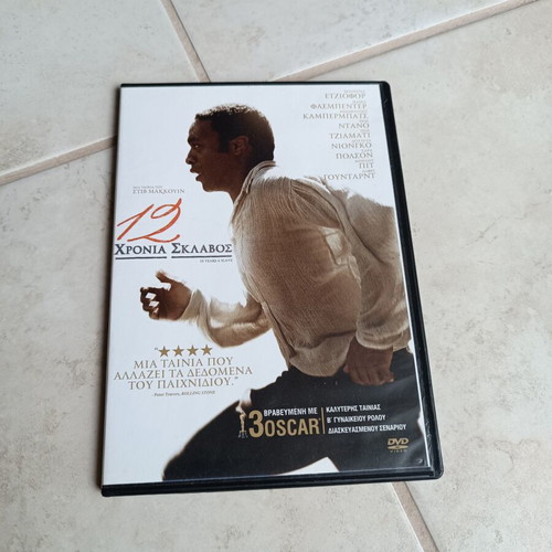 12 Years a Slave DVD used, drama biography with subtitles
