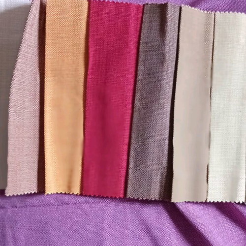 Curtain fabric remnant purple thick new