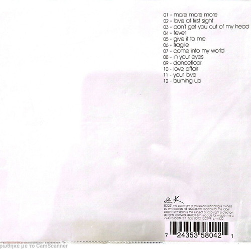 Kylie Fever Pop CD like new