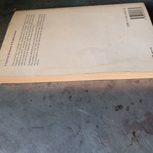 A Concise Dictionary of English Idioms book