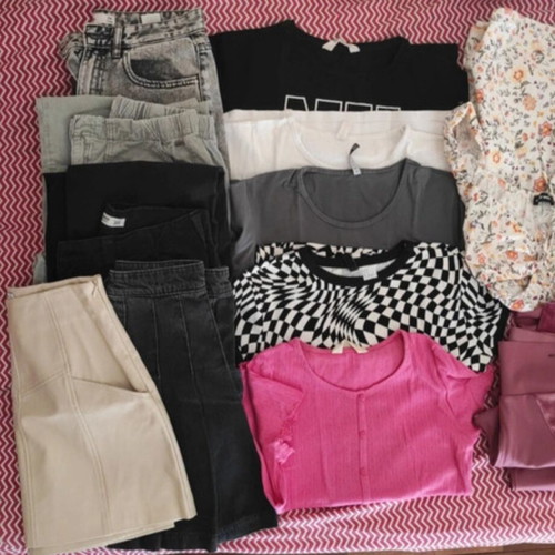 Girls' clothes like new, dresses, pants, shorts for 11-year-olds