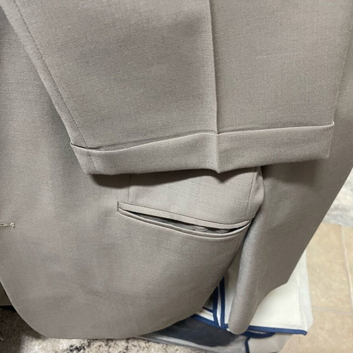 Italian men's suit like new, green, size XL