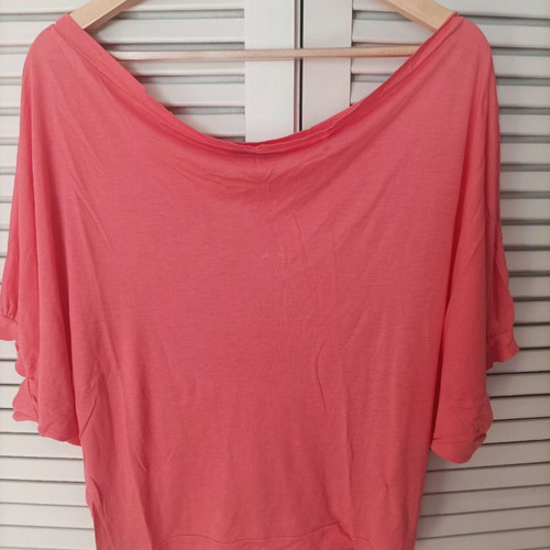 Sisley coral blouse used, size L