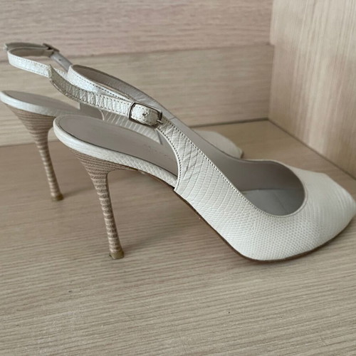 Takis Mallas No 40 leather heels like new