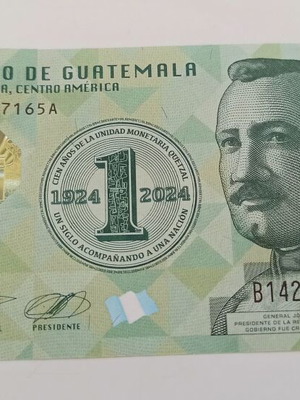 Guatemala 1 Quatzales 2024 new