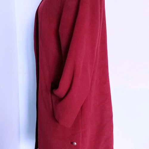 Wool and cashmere coat like new, Sonnblick landhouse, red