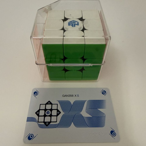Gan 356 XS Speed Cube 3x3 like new with box and accessories