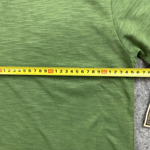 Dickies men's medium green V-neck T-shirt, 100% cotton
