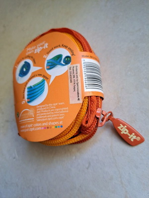 Zipit Rainbow pencil case orange new, 20x3x12cm