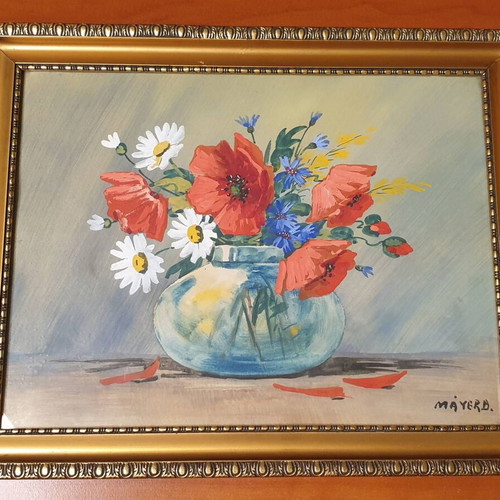 Painting by Hungarian artist Mayer B used